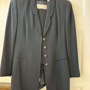 Classic Black Blazer and pants by Dana Buchman